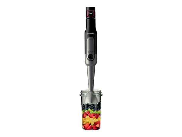 Philips Viva Collection ProMix HR2657 - Handmixer - 800 W - svart / rostfritt stål