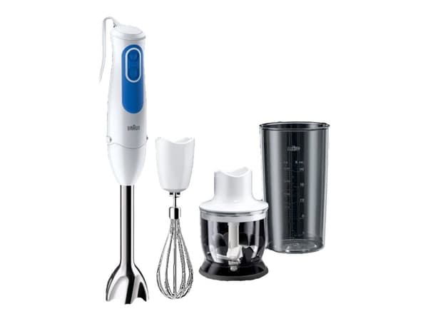 Braun MQ 3025 Spaghetti, Upotettava sekoitin, 600 L, 1,2 m, 700 W, Sininen, Valkoinen