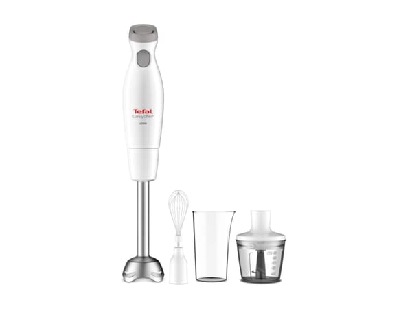 Tefal Easychef HB4531 - Handmixer - 450 W - vit/rostfritt stål