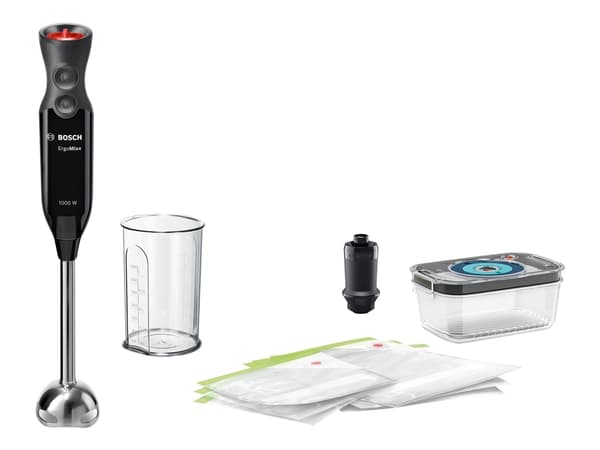 Bosch ErgoMixx MS6CB61V1 - Stavmixer - 1 kW - svart
