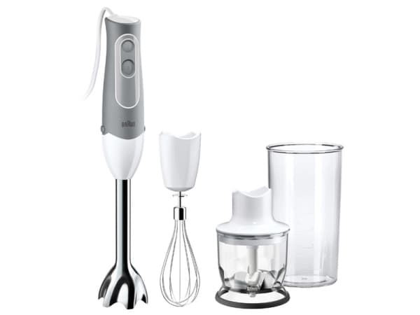 Braun Multiquick 5 MQ 525 Omelette - Håndmikser - 600 W - hvit/grå