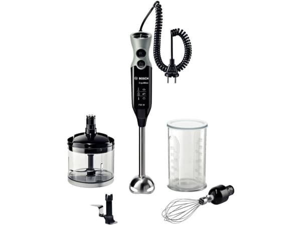 Bosch MSM67170 tehosekoitin Upotettava sekoitin 750 W Musta, Hopea