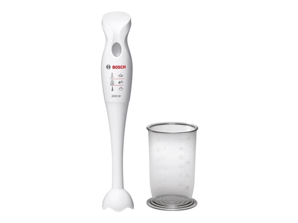 Bosch MSM6B150, Upotettava sekoitin, 1,5 m, 300 W, Valkoinen