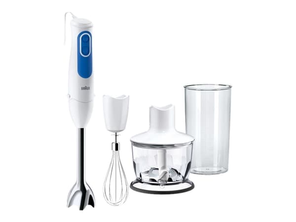 Braun MQ3035WH Sauce 0,6 l Stav Mikser 700 W Blå, Hvit