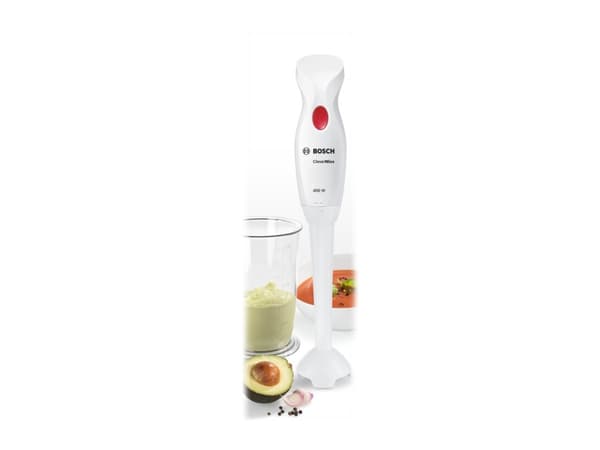 Bosch CleverMixx MSM14100 - Stavblender - 400 W - vit/röd