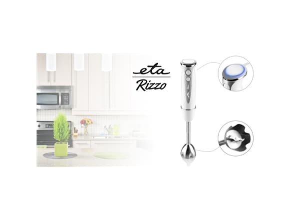 ETA Rizzo 1057 90000 - Håndmikser - 400 W - hvit / rustfritt stål