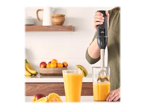 Braun MultiQuick 5 MQ 5277, Tehosekoitin, 1,5 L, Jäänmurskaus, 1,2 m, 1000 W, Musta