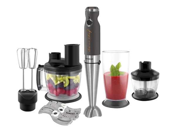 Sencor Sono Chef SHB 5501CH EUE3 - Handmixer - 1200 W - grå