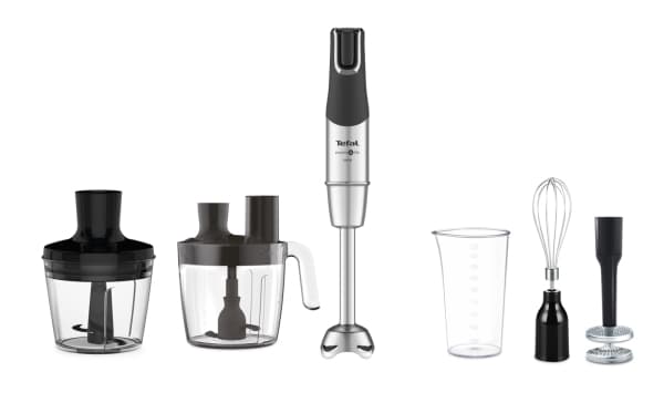 Tefal InfinyForce Pro HB95LD38 - Håndmikser - 1.2 kW - svart/rustfritt stål