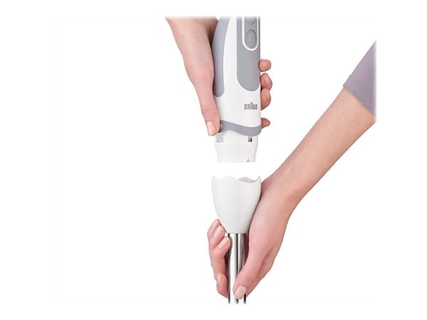 Braun MultiQuick 5 MQ5200WH, Upotettava sekoitin, 0,6 L, 1000 W, Valkoinen