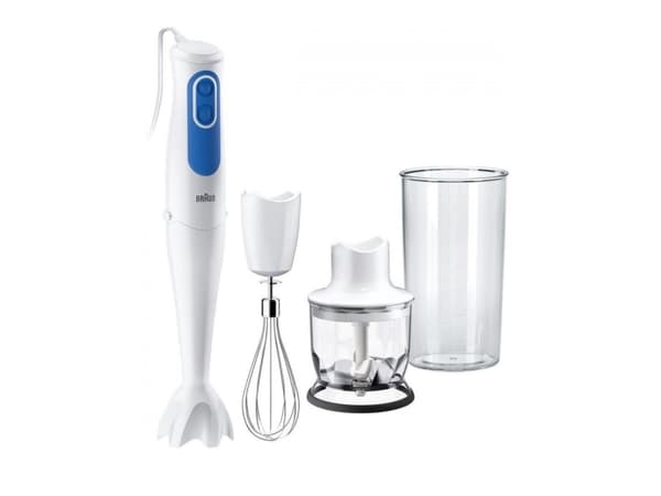 Braun Multiquick 3 MQ 3025 Omelette - Handmixer - 700 W - vit / blå