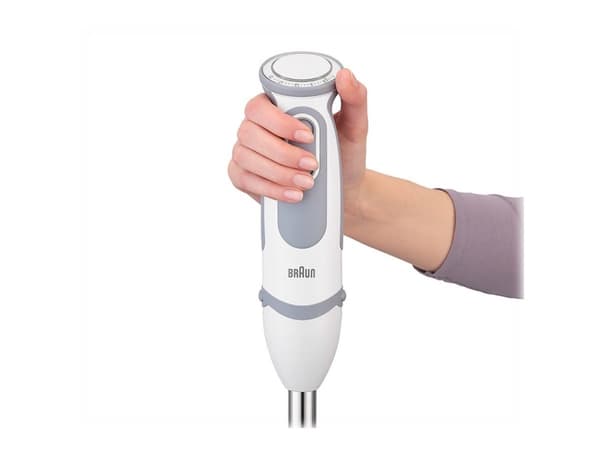 Braun MQ 5235 WH 0,5 l Mixer för matlagning 1000 W Grå, Vit