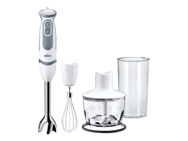 Braun MQ 5235 WH 0,5 l Mixer för matlagning 1000 W Grå, Vit