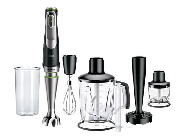 Braun MultiQuick 9 MQ 9147X 0,6 l Stavmixer 1200 W Svart, Rostfritt stål