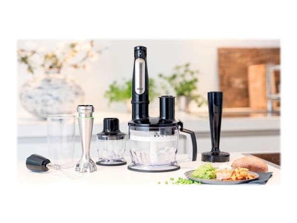 Braun Multiquick 7 MQ 7087X - Handmixer - 1 kW - "high-end"-svart/borstat rostfritt stål