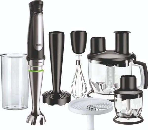 Braun Multiquick 7 MQ 7087X - Handmixer - 1 kW - "high-end"-svart/borstat rostfritt stål