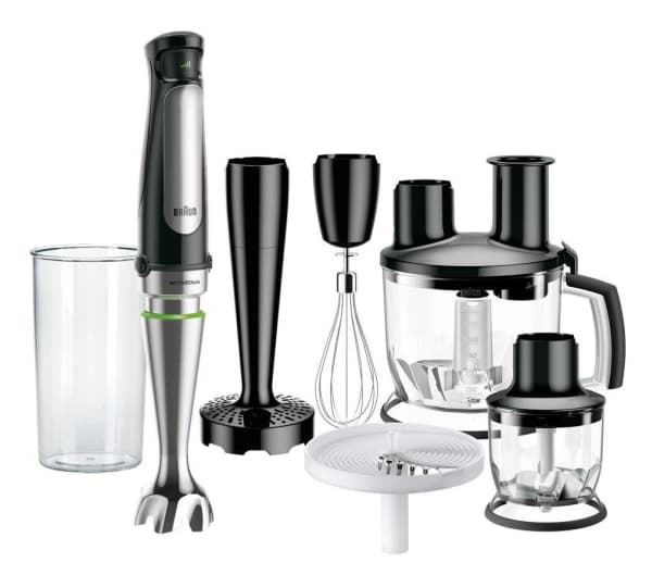 Braun Multiquick 7 MQ 7087X - Handmixer - 1 kW - "high-end"-svart/borstat rostfritt stål