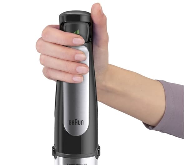 Braun Multiquick 7 MQ 7000X - Handmixer - 1 kW - premiumsvart/rostfritt stål