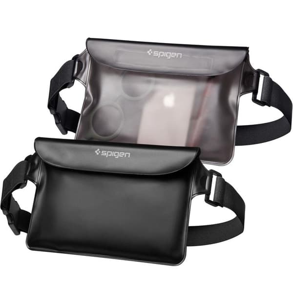 Spigen 2-Pack Universal Vattentät Midjeväska A620 - Svart