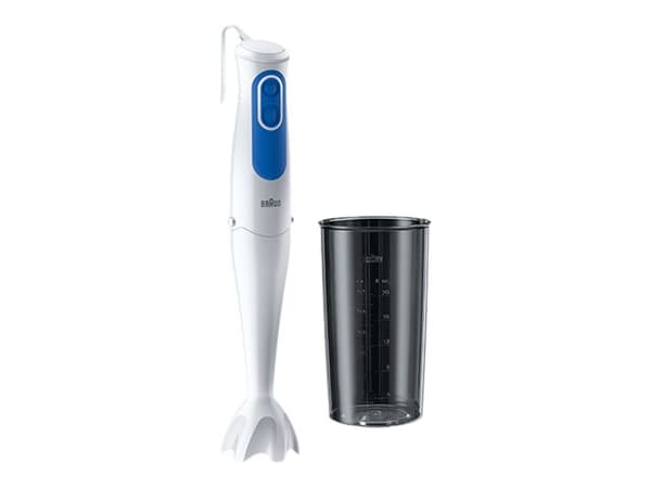Braun MQ 3000 Smoothie, Upotettava sekoitin, 0,6 L, 700 W, Sininen, Valkoinen