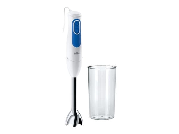 Braun MQ 3000 Smoothie, Upotettava sekoitin, 0,6 L, 700 W, Sininen, Valkoinen