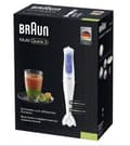 Pikkukuva 2 / 5: Braun MQ 3000 Smoothie, Upotettava sekoitin, 0,6 L, 700 W, Sininen, Valkoinen