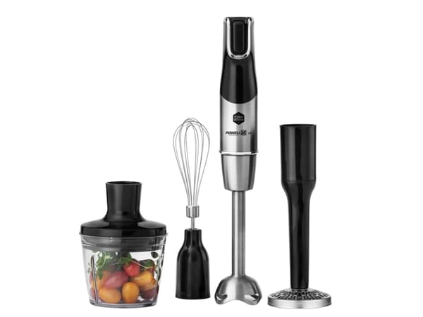 OBH Nordica InfinyForce Pro, Stavmixer, 1200 W, Svart, Rostfritt stål
