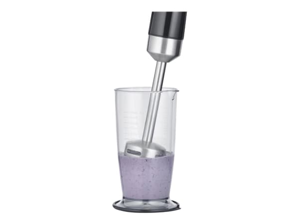 Severin SM 3772, Upotettava sekoitin, 0,7 L, 600 W, Musta, Ruostumaton teräs