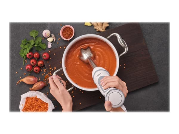 Braun Multiquick 5 Vario MQ 5235 WH - Handmixer - 1 kW - vit / grå