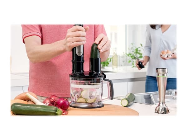Braun Multiquick 7 MQ 7087X - Handmixer - 1 kW - "high-end"-svart/borstat rostfritt stål