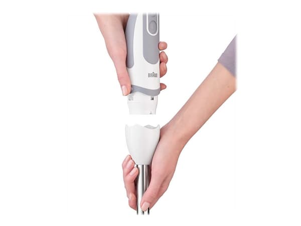 Braun MultiQuick 5 MQ5237WH, Tehosekoitin, 0,5 L, 1,2 m, 1000 W, Valkoinen