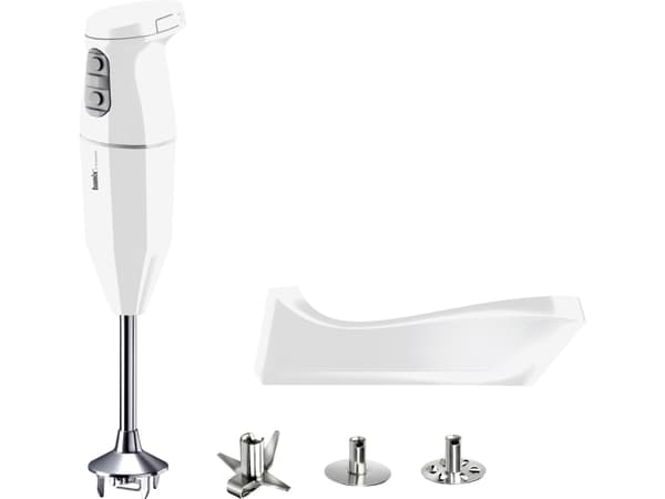 Bamix Cordless PLUS sladdlös stavmixer, vit