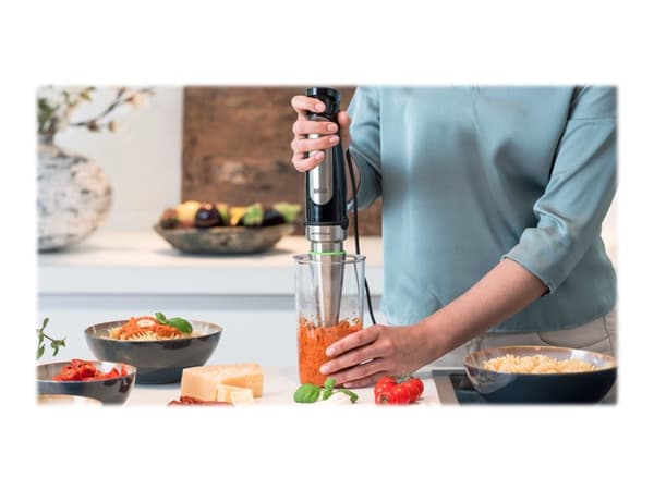 Braun Multiquick 7 MQ 7075X - Handmixer - 1 kW - premiumsvart/borstat rostfritt stål