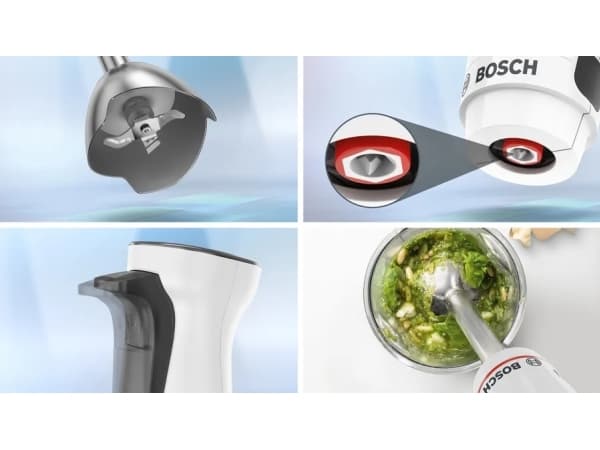 Bosch Serie 4 MSM4W221, Nedsænkning blender, 0,6 L, 1,4 m, 600 W, Hvid