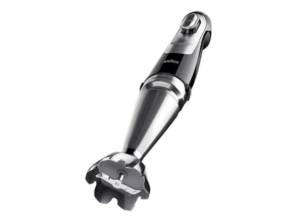 Braun MultiQuick 9 MQ9138XI, Stavmixer, 0,6 l, Iskrossning, 1,2 m, 1200 W, Svart, Rostfritt stål