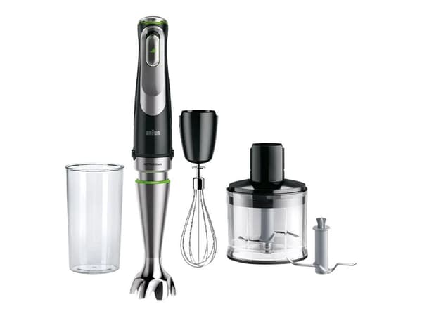 Braun Multiquick 9 MQ 9135XI stavmixer Premium svart/borstat rostfritt stål