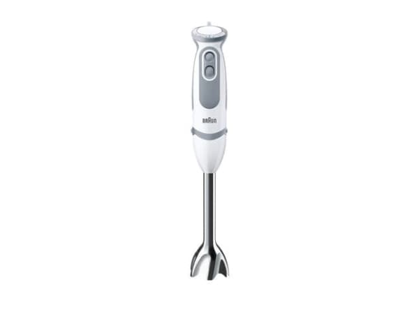 Braun MQ 5207, Stav Mikser, 0,6 l, 1,2 m, 1000 W, Grå, Hvit