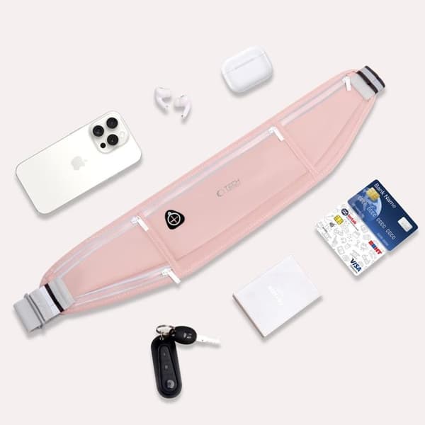Tech-Protect M3 Universal Sport Midjeväska - Rosa