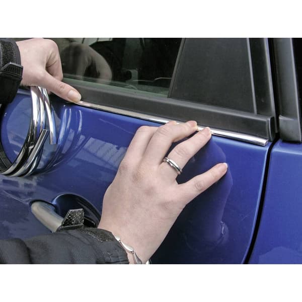 Eufab 30182 Bil prydnadslist Krom (L x B) 2.45 m x 21 mm