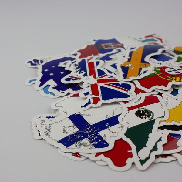 Storpakke Klistremerker og Dekaler - Land