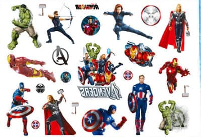 15 st BØRN tatoveringer AVENGERS tatovering Tattoo