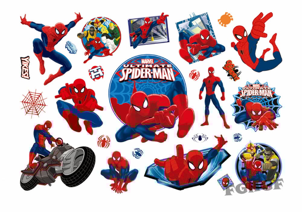 15 st BØRN tatoveringer SPIDERMAN tatovering Tattoo
