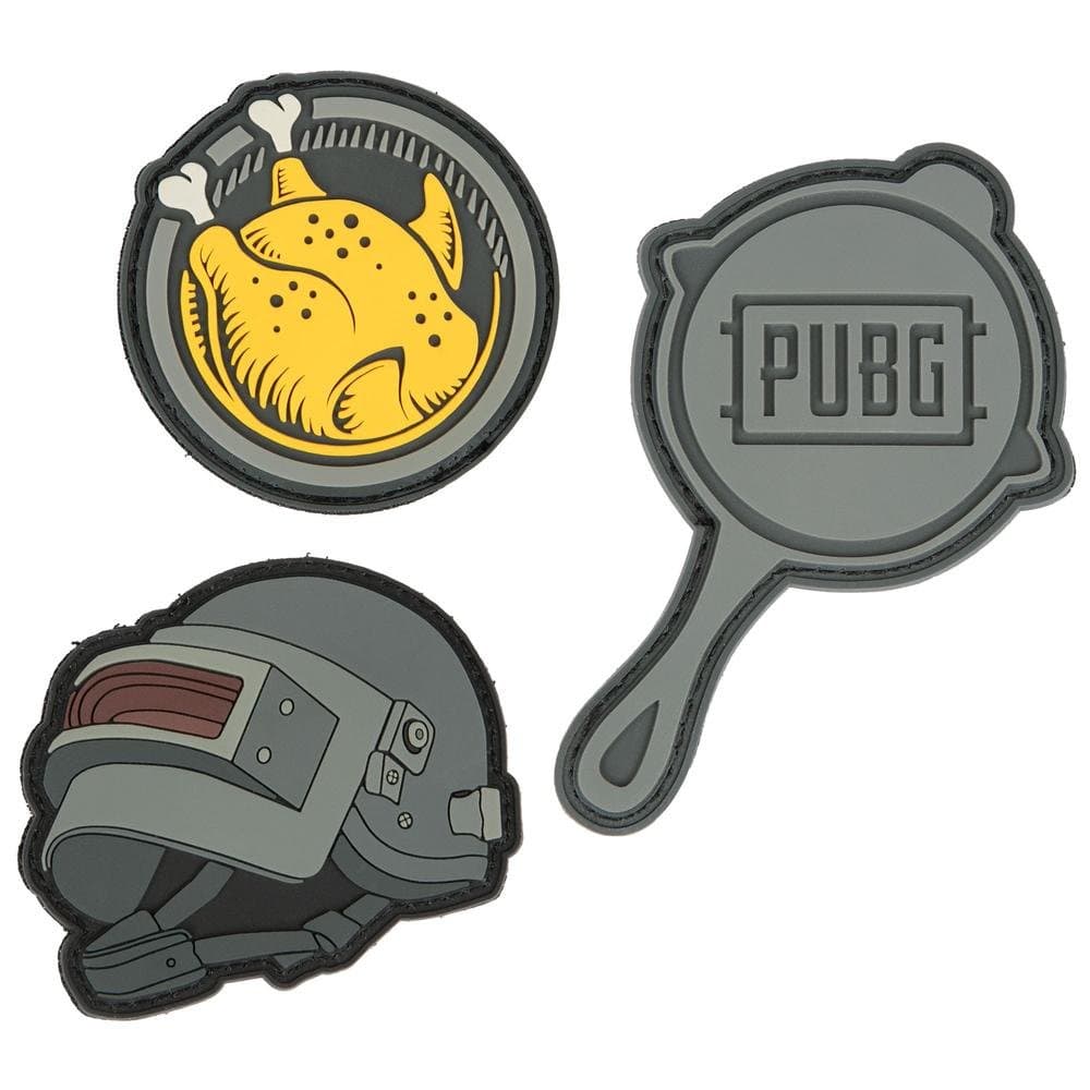 PUBG, Gummimärken med kardborreband