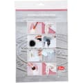 Miniatyrbilde 4 av 4: Stensil, snefnugg, A4, ark 210x297 mm, 1 stk.