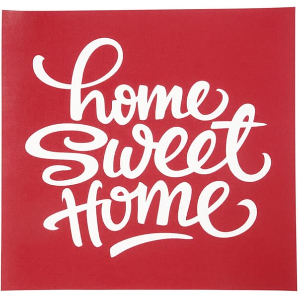 Screen stensil, home sweet home, 20x22 cm, 1 ark