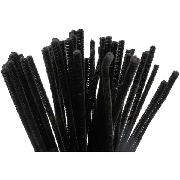 Piperenser, L: 30 cm, tykkelse 6 mm, svart, 50 stk./ 1 pk.