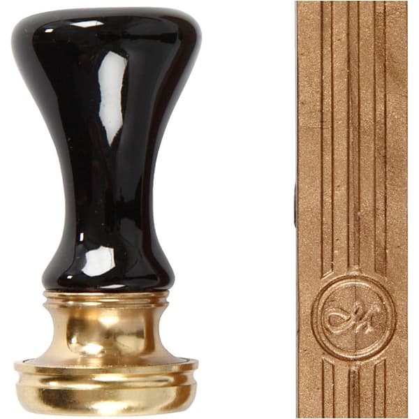 Lak og segl, diam. 17 mm, guld, 1sæt/ 1 sæt