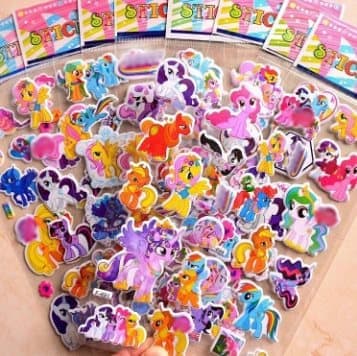 30st My Little Pony Klistermärken-klistermærker