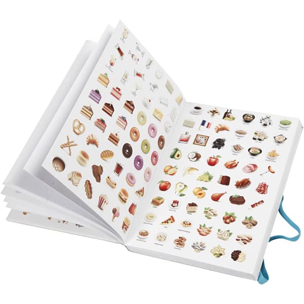 Bok Med Stickers | 11,5x17x1,5 cm | 80 Sidor