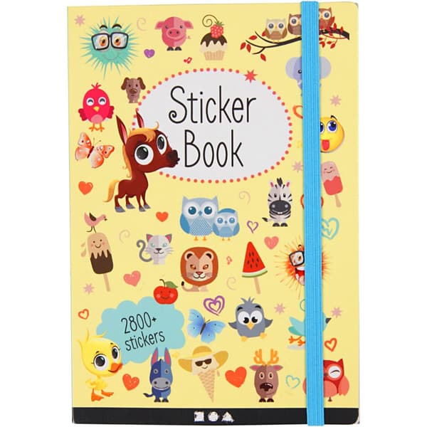 Bok Med Stickers | 11,5x17x1,5 cm | 80 Sidor